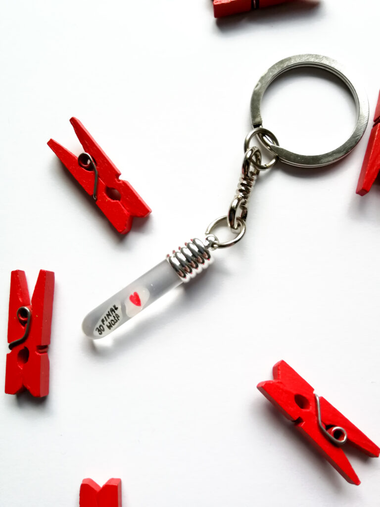 30 Finał WOŚP napis w fiolce