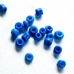 Brelok z napisem na ryżu niebieski